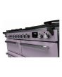 Rangemaster ESDLB110DFPHTH/CM1 Estel Deluxe 110cm BC Dual Fuel Range Cooker, Heather/Chrome