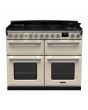 Rangemaster ESDLB110DFPPCR/CM1 Estel Deluxe 110cm BC Dual Fuel Range Cooker, Pale Cream/Chrome