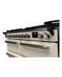 Rangemaster ESDLB110DFPPCR/CM1 Estel Deluxe 110cm BC Dual Fuel Range Cooker, Pale Cream/Chrome