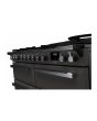 Rangemaster ESDLB110DFPSLT/CM1 Estel Deluxe 110cm BC Dual Fuel Range Cooker, Slate/Chrome