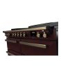Rangemaster ESDLB110EIPBOR/AB1 Estel Deluxe 110cm BC Induction Range Cooker, Bordeaux/Antique Brass