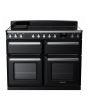 Rangemaster ESDLB110EIPGBL/CM1 Estel Deluxe 110cm BC Induction Range Cooker, Black/Chrome