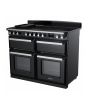 Rangemaster ESDLB110EIPGBL/CM1 Estel Deluxe 110cm BC Induction Range Cooker, Black/Chrome