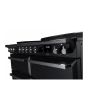 Rangemaster ESDLB110EIPGBL/CM1 Estel Deluxe 110cm BC Induction Range Cooker, Black/Chrome