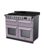 Rangemaster ESDLB110EIPHTH/CM1 Estel Deluxe 110cm BC Induction Range Cooker, Heather/Chrome