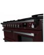 Rangemaster ESDLO110DFPBOR/CM1 Estel Deluxe 110cm Dual Fuel Range Cooker, Bordeaux/Chrome