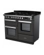 Rangemaster ESDLO110DFPSLT/CM1 Estel Deluxe 110cm Dual Fuel Range Cooker, Slate/Chrome
