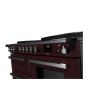 Rangemaster ESDLO110EIPBOR/CM1 Estel Deluxe 110cm Induction Range Cooker, Bordeaux/Chrome