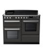 Rangemaster ESDLO110EIPSLT/CM1 Estel Deluxe 110cm Induction Range Cooker, Slate/Chrome