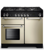 Rangemaster KCH100DFFCRC KITCHENER 100cm Dual Fuel Range Cooker, Cream