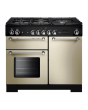 Rangemaster 111960 (KCH100NGFCR/C) KITCHENER 100cm Gas Range Cooker, Cream, Chrome Trim