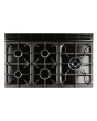 Rangemaster 111960 (KCH100NGFCR/C) KITCHENER 100cm Gas Range Cooker, Cream, Chrome Trim