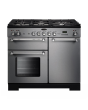 Rangemaster 111930 (KCH100NGFSS/C) KITCHENER 100cm Gas Range Cooker, Stainless Steel, Chrome Trim