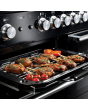 Rangemaster NEX110DFFCB/C Nexus 110cm Dual Fuel Cooker, Charcoal Black