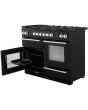 Rangemaster NEX110DFFCB/C Nexus 110cm Dual Fuel Cooker, Charcoal Black