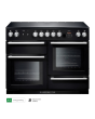 Rangemaster NEX110EIBLC (104830) 110cm Induction Range Cooker in Black/Chrome Trim