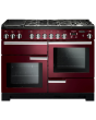 Rangemaster PDL110DFFCY/C PROFESSIONAL DELUXE 110cm Dual Fual Cooker, Cranberry