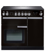 Rangemaster PROP90ECGB/C PROFESSIONAL PLUS 90cm Ceramic Range Cooker, Black
