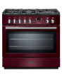 Rangemaster PROP90FXDFFCY/C PROFESSIONAL PLUS FX 90cm Dual Fuel Cooker, Cranberry