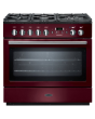 Rangemaster PROP90FXDFFCY/C PROFESSIONAL PLUS FX 90cm Dual Fuel Cooker, Cranberry