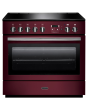Rangemaster PROP90FXEICY/C PROFESSIONAL+ FX 90cm Induction Range Cooker, Cranberry