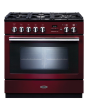 Rangemaster PROP90FXPDFFCY/C PROFESSIONAL+ FX 90cm Dual Fuel Range Cooker, Cranberry