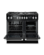 Rangemaster PROPL100FXDFFGB/C 100cm Professional+ FX DF Range Cooker, Black