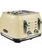Rangemaster RMCL4S201CM 4 Slice Toaster - Matte Cream