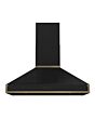Rangemaster RPREHD100PCBL/AB1 Prestige Hood 100cm Charcoal Black / Antique Brass