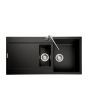 Rangemaster SCO1052AS/ Scoria 1000mm Igneous Granite Inset Sink Ash Black