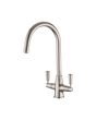 Rangemaster TAC2BF/BF Aquaclassic 2 Dual Lever Monobloc Tap, Brushed finish
