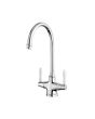 Rangemaster TBM1CM/ Belfast Dual Lever Monobloc Tap, Chrome finish