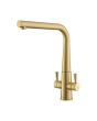 Rangemaster TCO1BB/ Conical Dual Lever Monobloc Tap, Brushed Brass finish