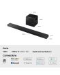 Samsung HW-QS700F/XU 3.1.2ch Q-Series Soundbar with Subwoofer - Titan Black