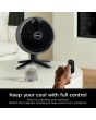 Shark 307FA150UK FlexBreeze TableMate Indoor to OutdoorTabletop Fan - Winter Fog