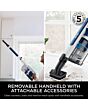 Shark IZ380UK PowerPro Cordless Stick Vacuum Cleaner - 50 Minutes Run Time - Navy Metallic