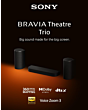 Sony BRAVIA 5.1 to 7.1ch Theatre Trio with Dolby Atmos