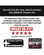 Sony HTA8KIT.CEK BRAVIA 5.1ch - 7.1chBRAVIA Theatre Trio Surround Sound by Dolby Atmos? - Black