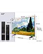 TCL 43A400 PRO-UK 43inch 4K Ultra HD Qled Ai Art TV
