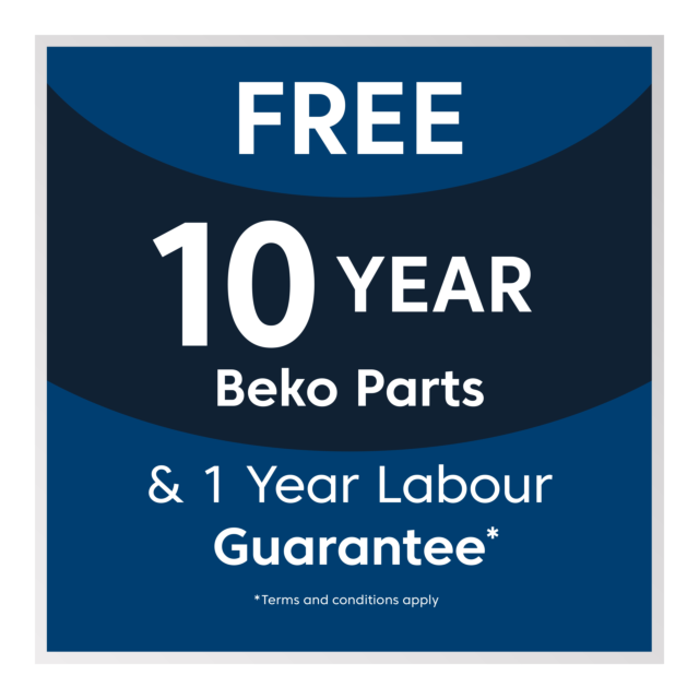Beko BMN3WT3841S 8kg 1400 Spin RecycledTub Washing Machine - Silver