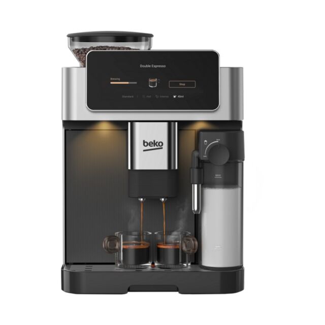 Beko CEG8564X CaffeExperto Series Espresso Machine with Integrated Grinder - Silver