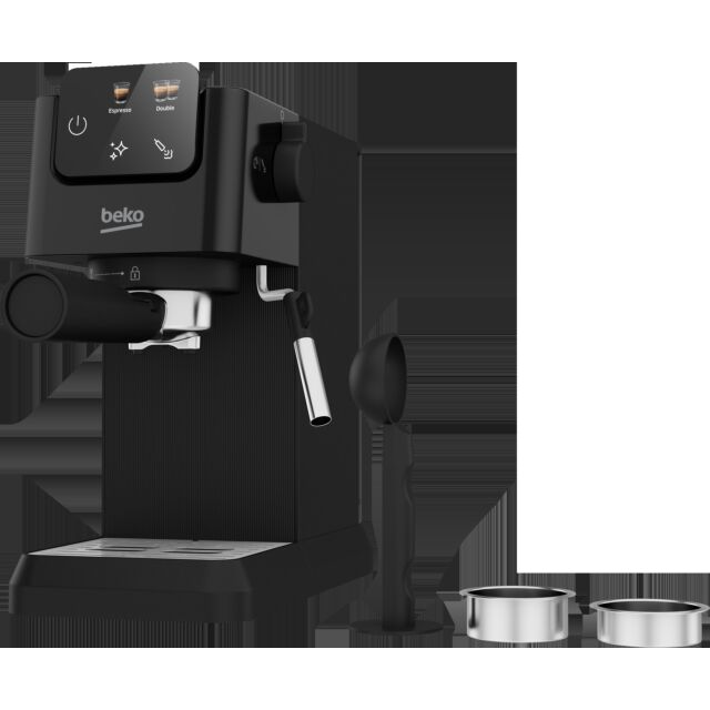 Beko CaffeExperto Manual Espresso with Steam Wand - Black