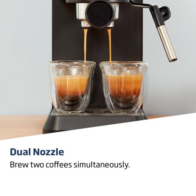 Beko CaffeExperto Manual Espresso with Steam Wand - Black