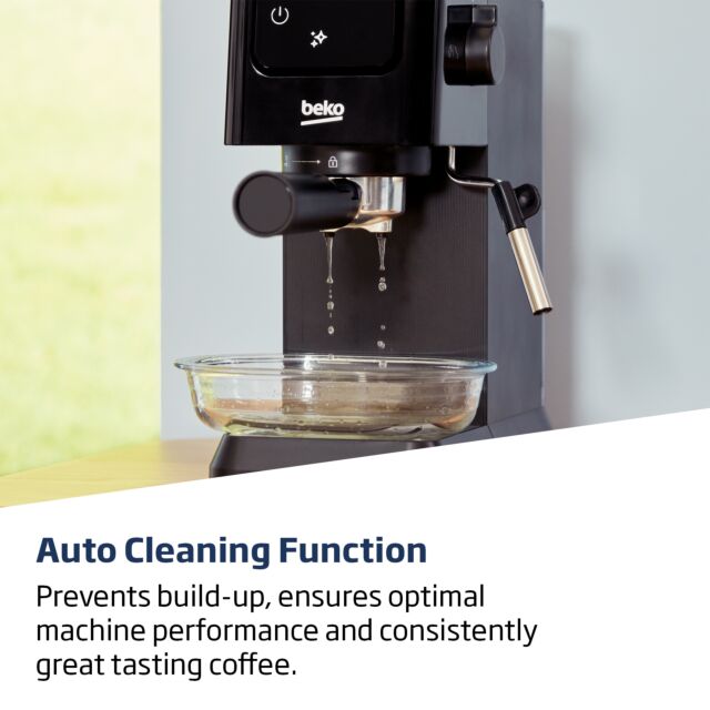 Beko CaffeExperto Manual Espresso with Steam Wand - Black