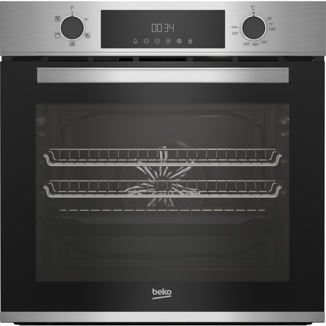 Beko CIFY81X 60cm Single Built In Electric Oven in Stainless Steel