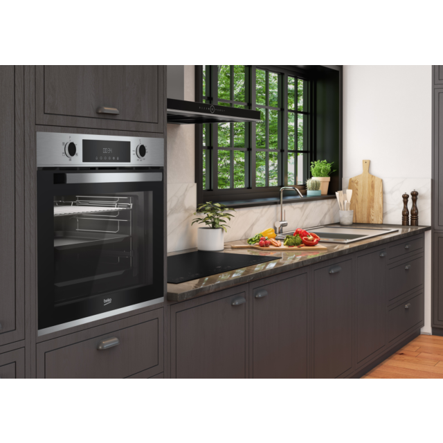 Beko CIFY81X 60cm Single Built In Electric Oven in Stainless Steel