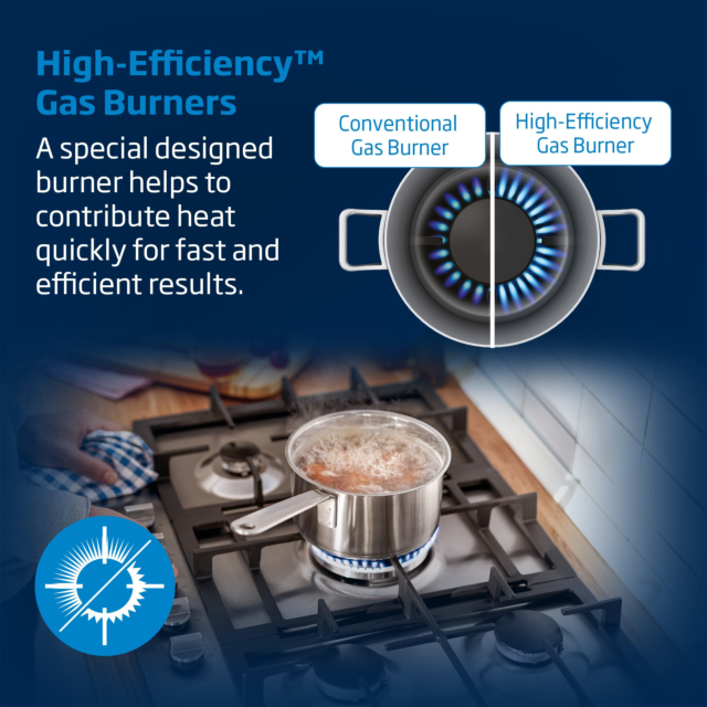 Beko CIHYG21SX 60cm 4 Gas Hob Burner in Stainless Steel
