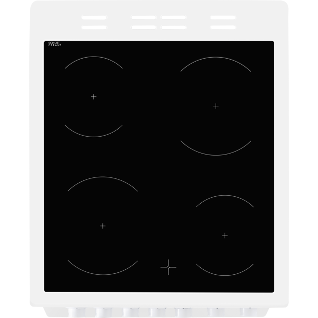 Beko EDVC503W 50cm Electric Cooker with Double Oven, White