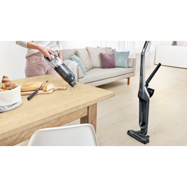 Bosch BBH3230GB 2 in 1 Cordless Upright Vacuum Cleaner, Black