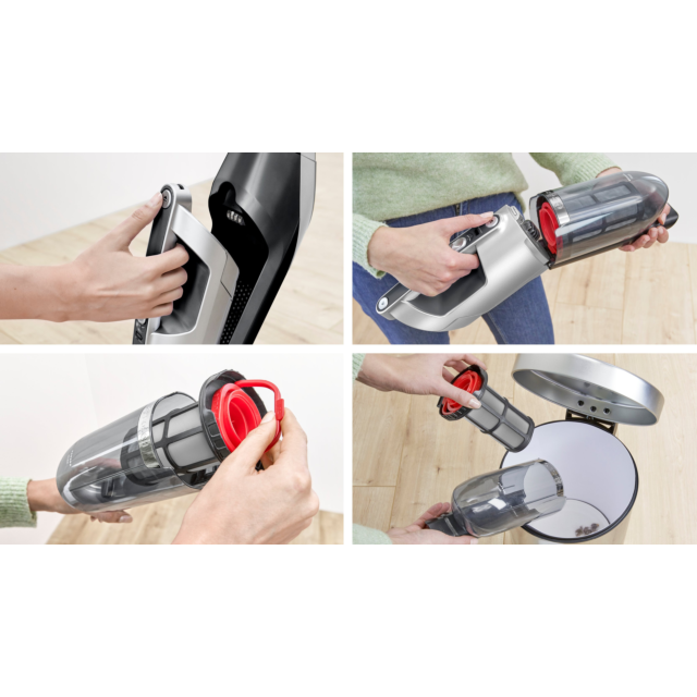 Bosch BBH3230GB 2 in 1 Cordless Upright Vacuum Cleaner, Black